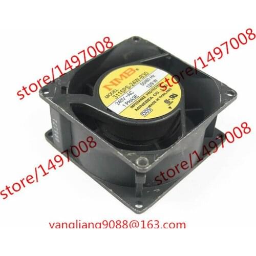 NMB-MAT 3115PS-24W-B30 AC 240V 12W 80x80x38mm Server Cooling Fan