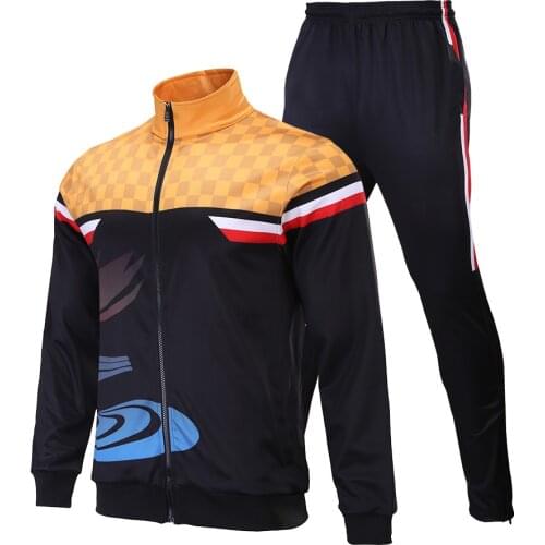 New Soccer Jerseys Set Running Training Suit Men Women Boys Design Sublimation Printing Football Training Tracksuit Jumpsuit