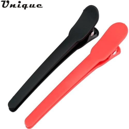 Professional 12Pcs Sectioning Clips Plastic Hair Clamp Grips Hairdressing Styling Salon Tool