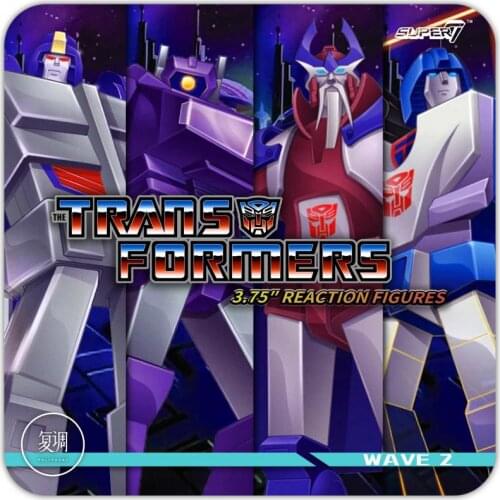 Super7 Transformers Shockwave Mirage Alpha Trion Hang Card Toy Action Figures Toys for Children Gift