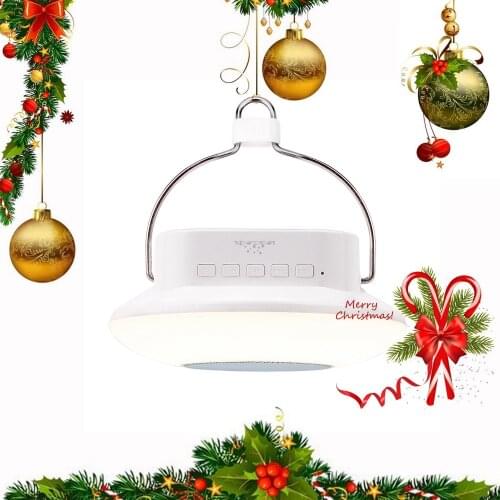 LED bedside table lamp color changing touch dimmable night light portable bluetooth speaker with music beat FM radio hands-free