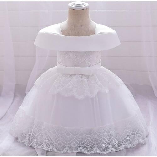 Toddler Birthday Party Children Baptism Baby Girl Clothes Newborn Christening Princess Wedding Dress Summer Dresses Vestidos