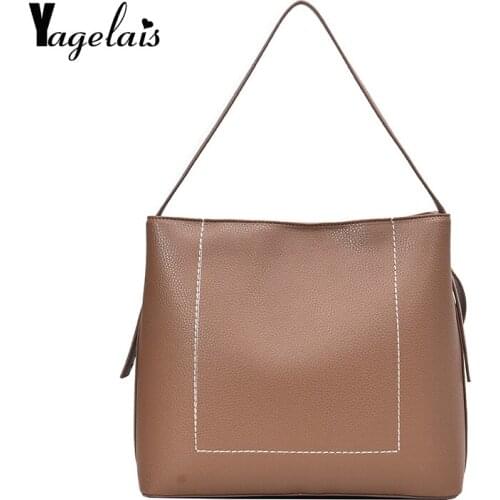 Vintage Bucket Shoulder bag women purses and handbags PU Leather Composite Bags Fashion Crocodile Womens Totes