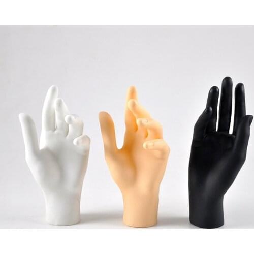 Female Mannequin Hand Model Ewelry Bracelet Ring Watch Gloves Display Stand Miniature Ornaments for Jewelry Store Shopping Mall