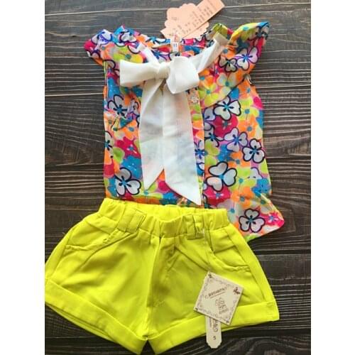 1piece /lot) chiffon 2020 summer new style two piece set