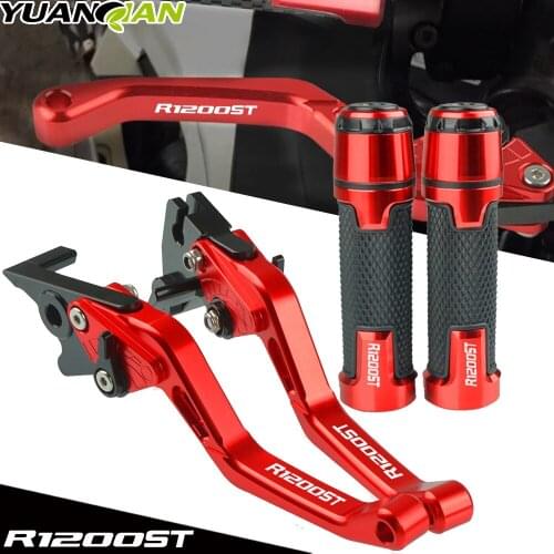Motorcycle R1200 ST Accessories For BMW R1200ST 2005 2006 2007 2008 Handlebar Short CNC Aluminium Adjustable Brake Clutch Levers