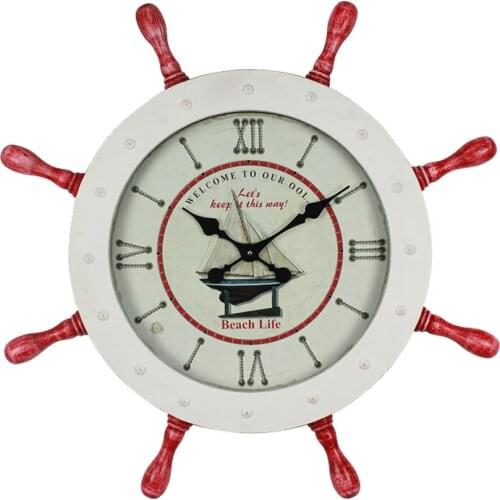 Large Roman Wall Clock Creative Metal Living Room Rustic Kitchen Wall Clock Big Vintage Nordic Relogio Home Decoration ZB5WC