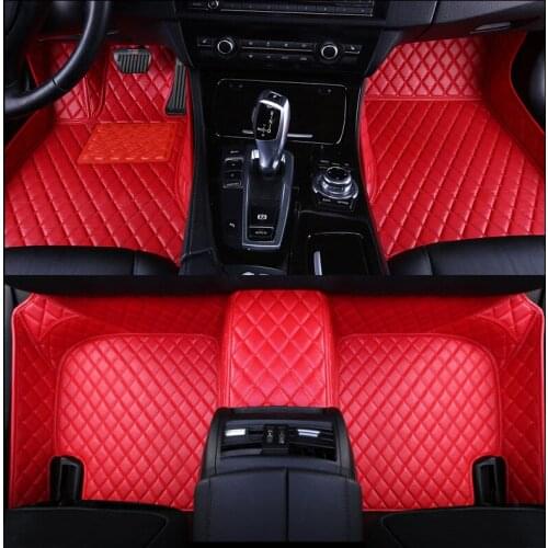 CUWEUSANG Custom car floor mats for Skoda octavia fabia rapid superb kodiaq yeti KAROQ KAMIQ car foot ma styling car accessories