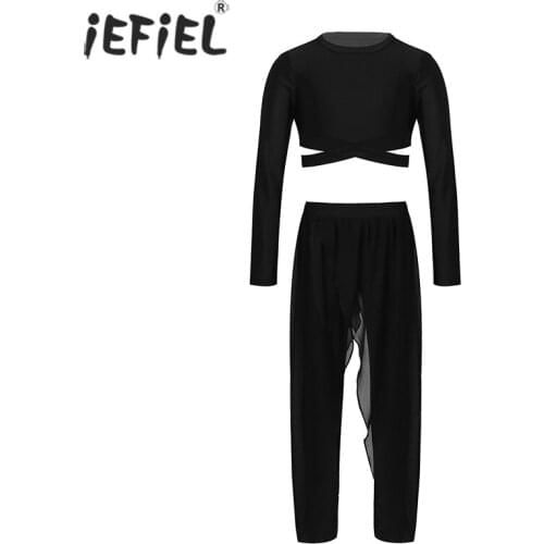 Kids Girls Clothes Solid Color Sport Pullover Top with Bloomers Summer Sleeveless Workout Yoga Dance Gym Sport Outfit 6-14 Year