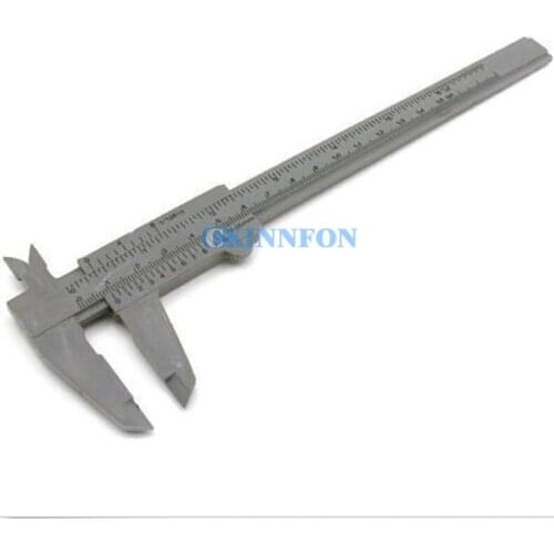 DHL 200PCS 0-150MM Plastic Vernier Caliper Microme ter Guage Daily Tool