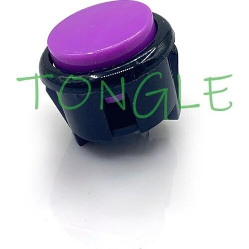 10PCS Round arcade Push Button Built-in jog for DIY arcade controller 6 Colors