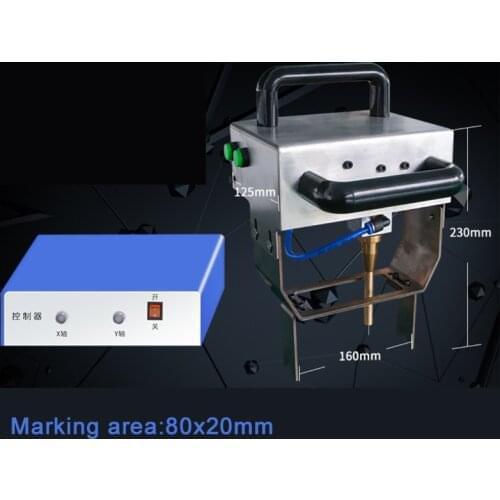 Pneumatic Dot Peen Metal Marking Machine Marking Engine Car For Electric Vehicle Vin