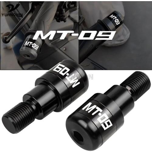 Motorcycles Handlebar Grips Plug Slider Handle Bar Ends Fit For Yamaha MT09 MT-09 MT 09 SR FJ-09 FJ09 TRACER 2014-2020 2015 2016