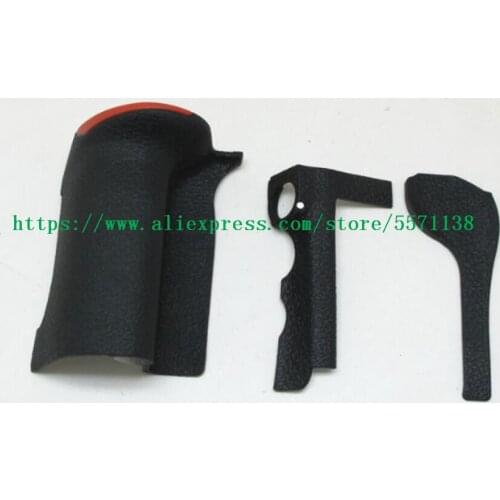A Set of 3PCS New original Bady rubber (Grip+left side+thumb) repair parts For Nikon D500 SLR