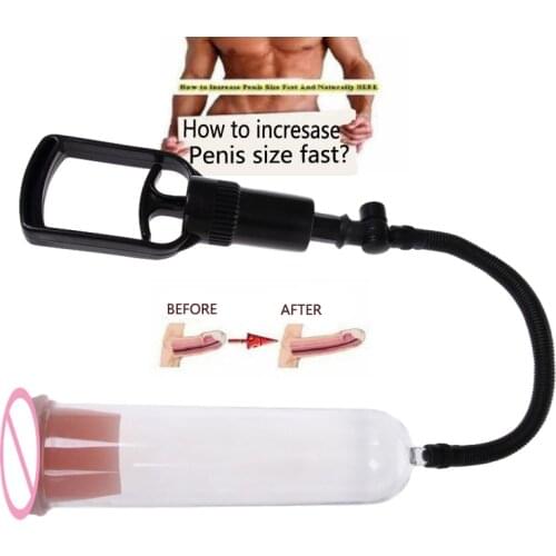 Penis Pump Extender Penis Enlargement Vacuum Pump Male Masturbator Exercise Sleeves Small Water Penis Pump For Dick Cock Trainer