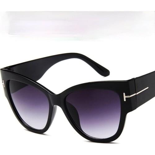 2021 new trend women luxury sunglasses T-shaped retro big frame sunglasses fashion men and women custom sunglasses glasses UV400