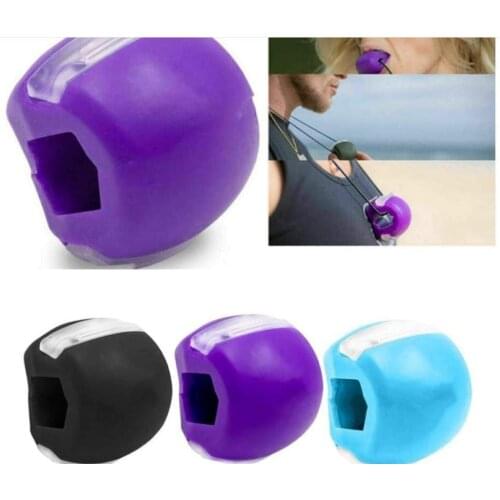 Food-grade Silica Gel JawLine Exercise Chew Ball Muscle Training Fitness Ball Neck Face Toning Jaw ball Muscle Exerciser Trainer