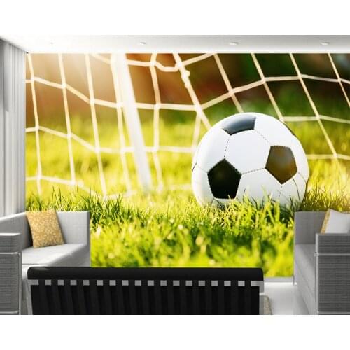 Custom football wallpaper, football fresco on the stadium for the sofa bar KTV background wall home decoration papel de parede