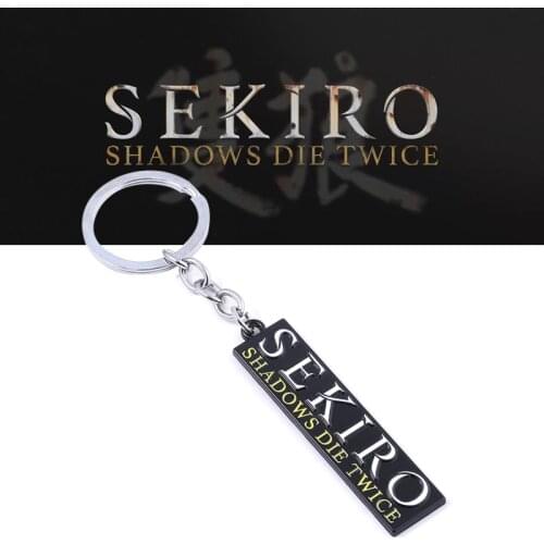 Popular Games Sekiro™: Shadows Die Twice Keychain SEKIRO Logo Pendant Keyring Backpack Pendant Men Accessories Gift