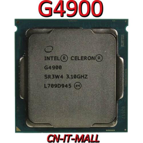 Intel Celeron G4900 CPU 3.1G 2M 2 Core 2 Thread LGA1151 Processor