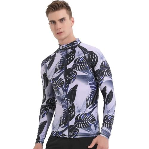 Sbart Quick Drying Long Sleeve Rash Guards Men Swimsuits T Shirts Male Swimming Tops Surfing Sailing Bathing Suits 2018 DO