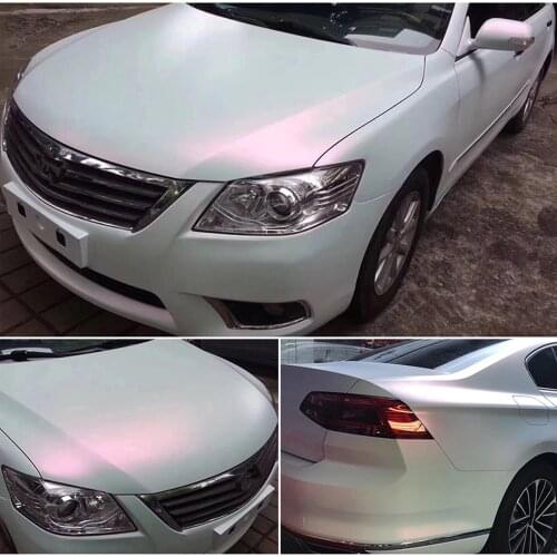 Sunice 1m/3m/5m/10m/18m White Matte Iridescent Red car wrap film sticker vinyl car decoration film auto vinyl air bubble free