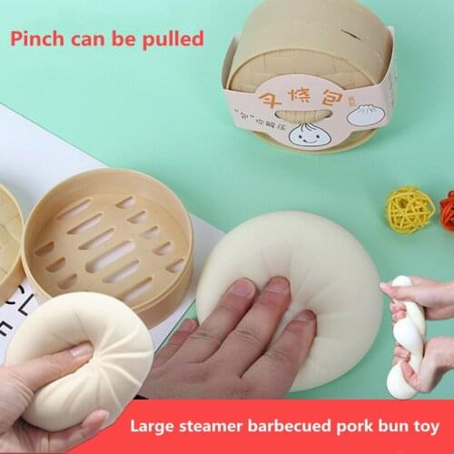 Creative Decompression Fake Buns Decompression Artifact Big Buns Squeeze Music Simulation Xiaolongbao Decompression Toy