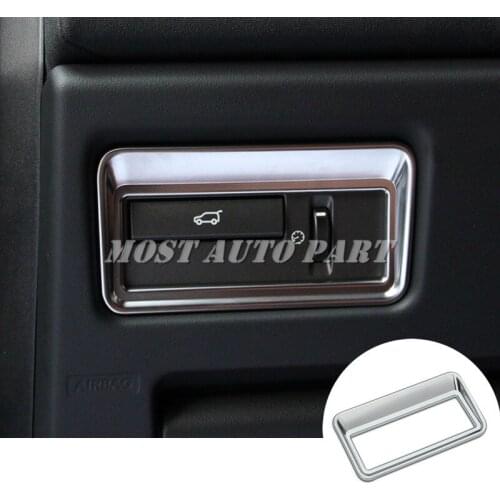 Inner Rear Trunk Button Frame Cover For Land Rover Range Rover Evoque 2012-2015 Car accesories interior Car decoration