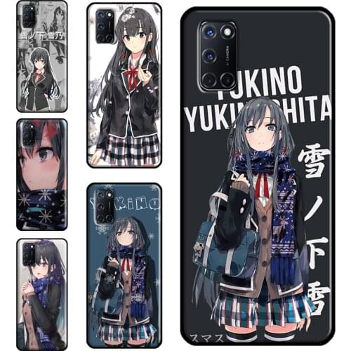 Yukino Yukinoshita oregairu Case For OPPO A9 A5 A53 A31 2020 A52 A72 A15 A83 A91 A93 A5S Find X3 Pro Reno 2 Z Funda