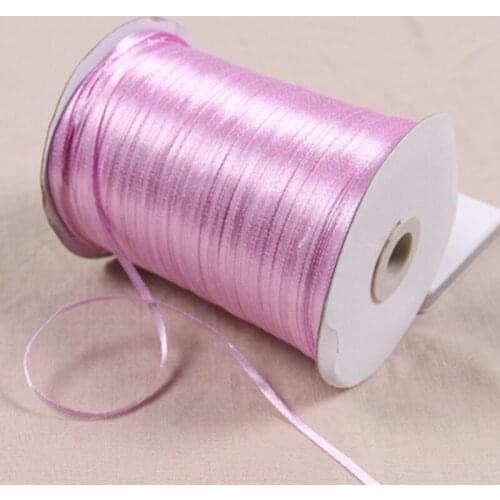 1/8" 3mm Satin Ribbon for packing and bow & Garment Accessories 20y/lot 45