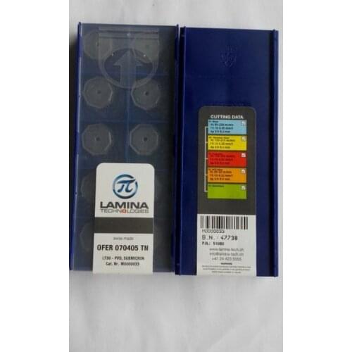 10pcs carbide inserts OFER070405 TN LT30 Free shipping