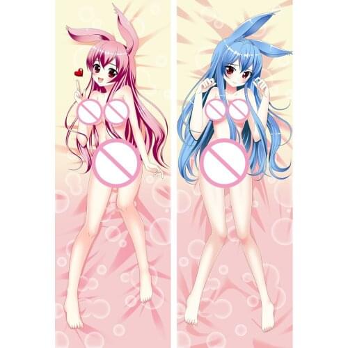 2018-August Anime Problem Children Are Coming from Another World, Aren't They? hugging Dakimakura body pillow cover case