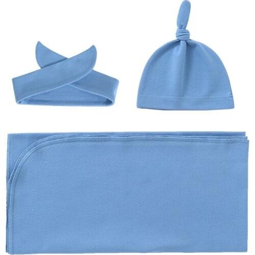 3 Pces/set Newborn Baby Blankets 100% Cotton Baby Swaddle Wrap Blanket Newborn Infants Baby Boy Girl Soft Blankets 0-3 Months