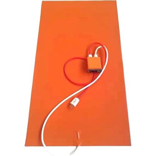 500*900*1.5mm 110v 1500w silicone heat bed for 3d printer