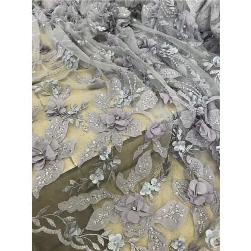 African Lace Fabric High Quality Lace With stones SYJ-428883 Nigerian Lace fabrics For Wedding French Tulle Lace Fabric