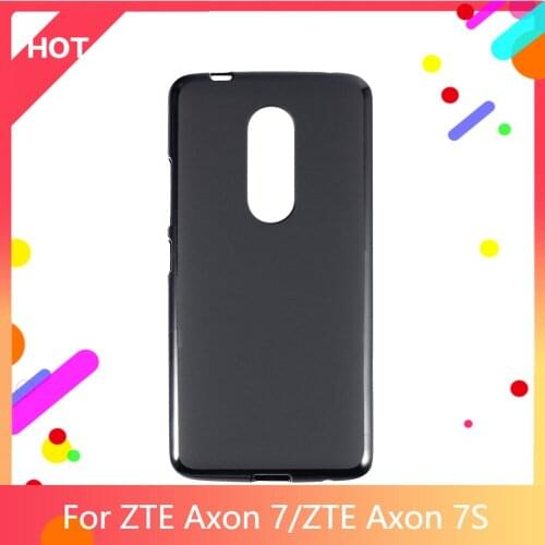 Axon 7 Case Matte Soft Silicone TPU Back Cover For ZTE Axon 7S Phone Case Slim shockproof