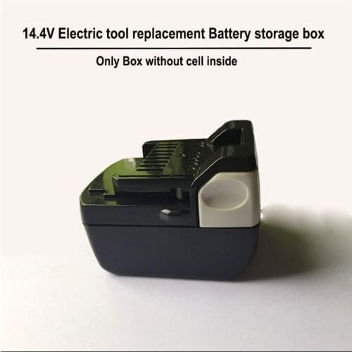 BL1430 electric drill replacement 18650 battery storage box and case with PCB DIY tool Battery