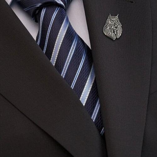 Wholesale Bouvier des Flandres (cropped ears) brooch for woman and men brooches fashion jewelry free ship 12pcs/lot