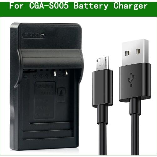 CGA-S005 S005E DMW-BCC12 Battery Charger for Panasonic DMC FS1 FS2 FX01 FX07 FX3 FX8 FX9 FX10 FX12 FX50 FX100 FX180 LX1 LX2 LX3