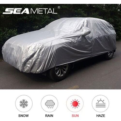 Car Cover Outdoor Protection Full Car Covers Rain Cover Waterproof Sunshade Dust-proof Exterior Cover for Hatchback Sedan SUV