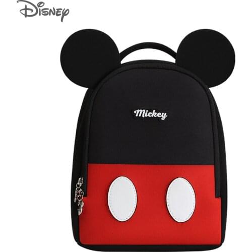 Disney Cartoon Baby Toddler Backpack Mickey Minnie Harnesses Leash Anti Lost Kindergarten Girl Boy Kid School Backpack Bag