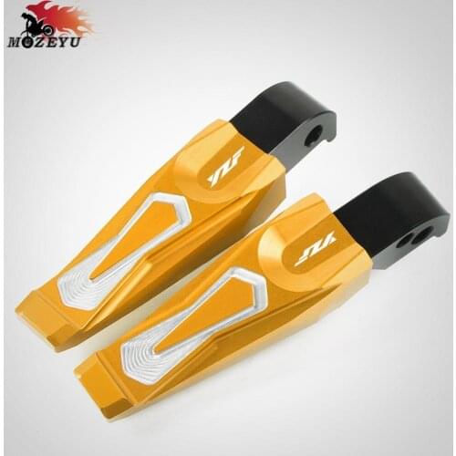 For Yamaha YZF R1 R3 R6 R15 R25 YZFR1 YZFR3 YZFR6 YZFR15 YZFR25 Motorcycle Accessories Aluminum Folding Footrests Rear Foot Pegs