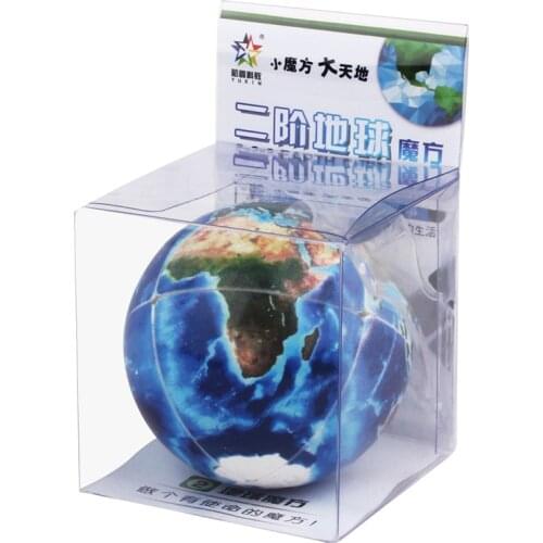 Yuxin Earth 2x2 Magic Cube Puzzle Professional UV Priniting Cubo Magico Novelty Puzzle gift idea birthday Educational Toys