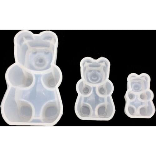 Gummy Bear Candy Silicone Mold Cake Chocolate Fondant Resin Pendant Jewelry DIY