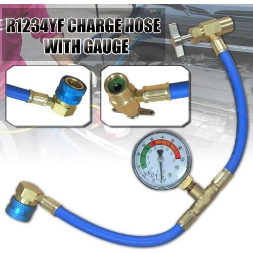 R1234yf Refrigerant Car Air Conditioning Refrigerant Recharge Measuring Hose R1234yf Charge Hose Fluoride Adding Tube Pipe