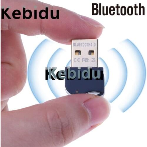 Kebidu Free Driver Wireless Bluetooth 4.0 Adapter Dual Mode Bluetooth USB Dongle Transmitter Receiver for Computer Wholesales