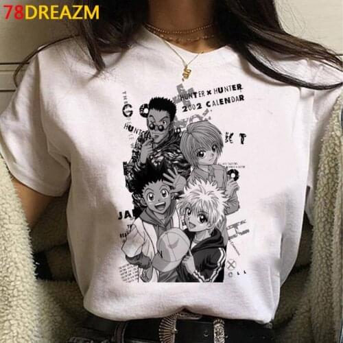 Hunter x Hunter Hisoka Killua t shirt male 2021 couple couple clothes t shirt plus size graphic tees women