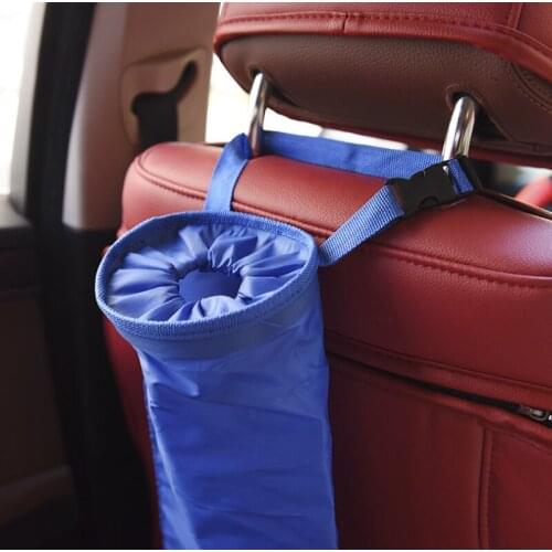 Oxford Car Garbage Bags washable fabric Seat Back Litter Bag Trash Portable Rubbish Holder Container car trash can organizer