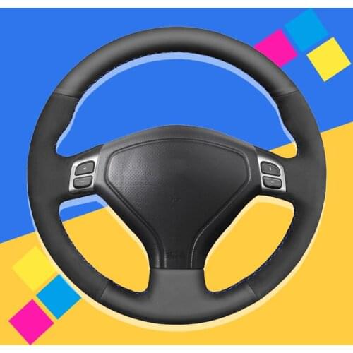 Auto Braid On The Steering Wheel Cover for Subaru Forester 2005-2007 Outback 2005 2007 Legacy 2005 2006 2007 Car Braiding Covers