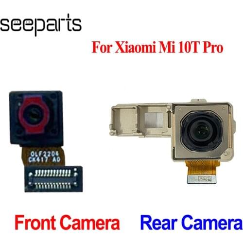 Original For Xiaomi Mi 10T Pro Front Camera Flex Cable Mi 10t Pro Rear Camera Replacement Parts 10T ProBack Camera